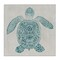 Stupell Industries Mediterranean Patterned Turtle Canvas By Hannah Dawson